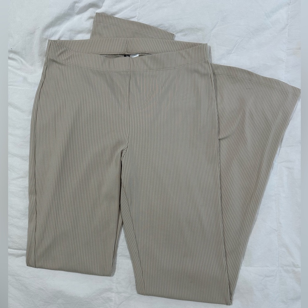 Divided by H&M Nude Stretchy Bell Bottoms